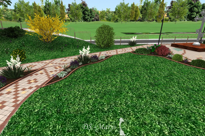 Projektowanie trawnika w parku