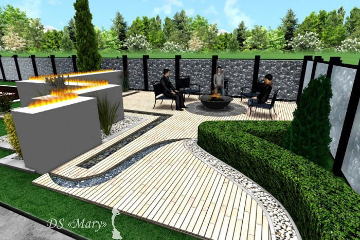 Projektowanie krajobrazu ogródku Warszawa