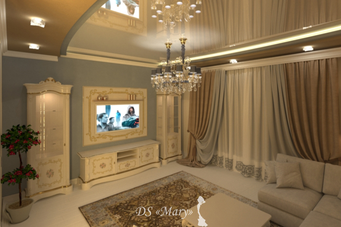 Projektowanie wnętrza dużego pokoju