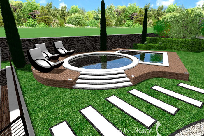 Projektowanie basenu w ogrodzie