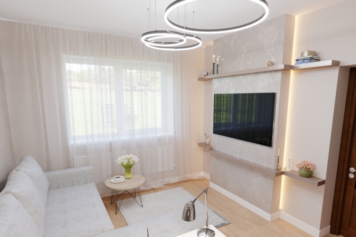 Projektowanie dużego pokoje