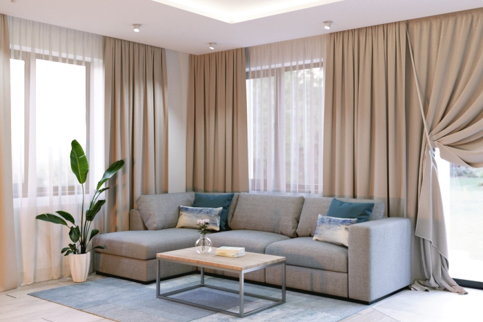 Projektowanie wnętrza dużego pokoju