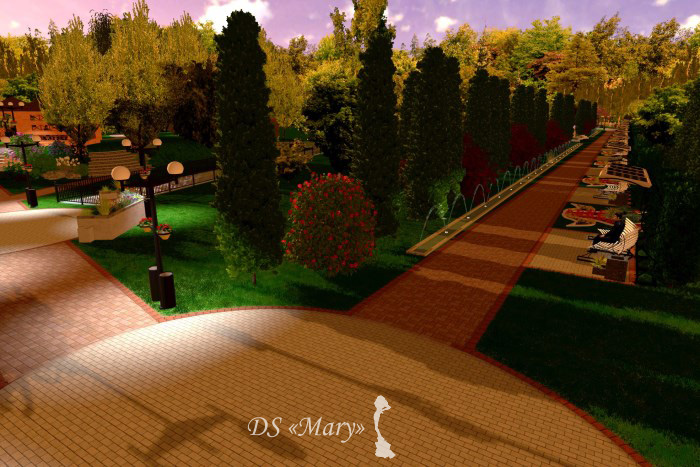 Projektowanie ścieżek dla spacerów w parku